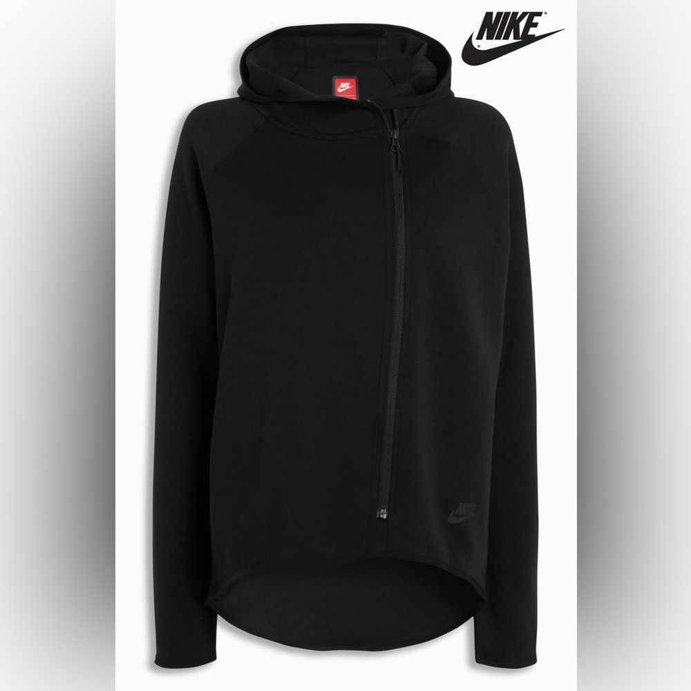 NIKE Sportswear Tech Fleece Women's Full Zip Cape Hoodie - 908822-010 - Sz XS - Picture 15 of 16